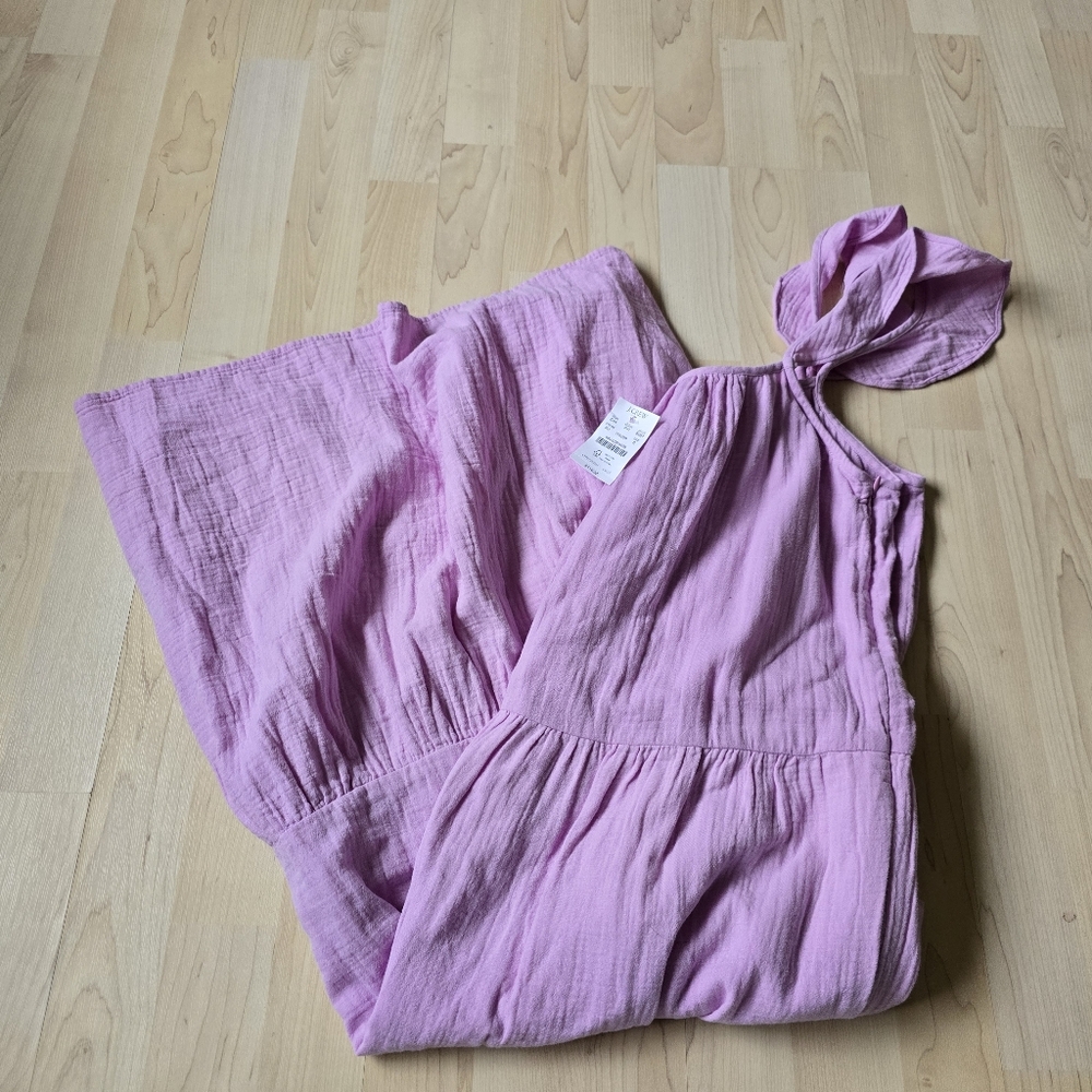 J.Crew Gauze Ruffled Strap Dress Size Small NWT